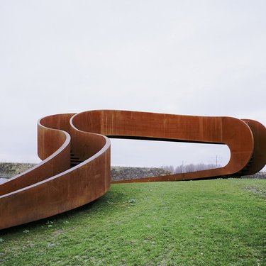 路桥耐候钢廊架